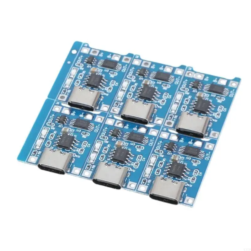 10pcs Tipe C Modul Pengisian Perlindungan Baterai untuk Manajemen Baterai 18650