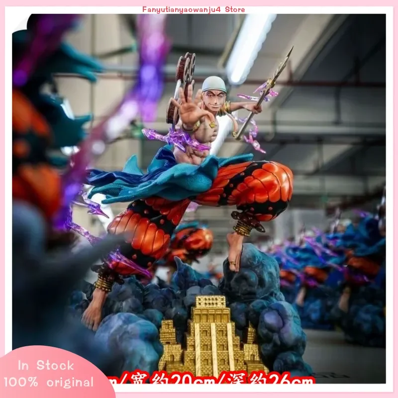 

New Jt Statue One Piece Enel Thor Enilu PVC Animation Figurine Statue Fully Spray-Painted Collection Modle Figure Figurine