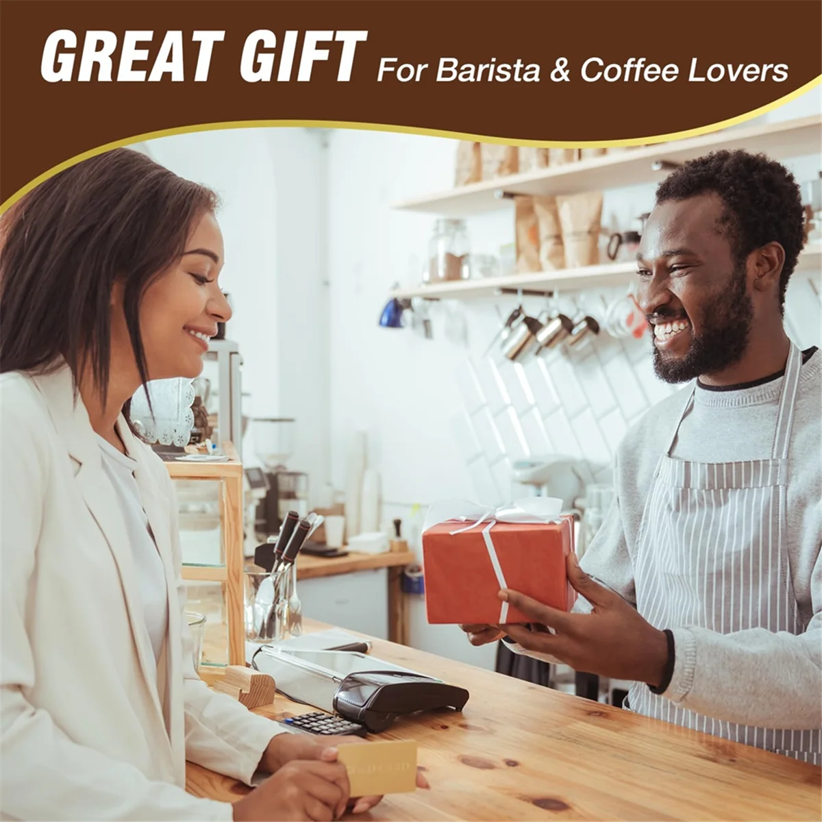 ABKR 51 мм набор темперов и мешалок для эспрессо, темпер для кофе эспрессо с плоским пружинным основанием из нержавеющей стали