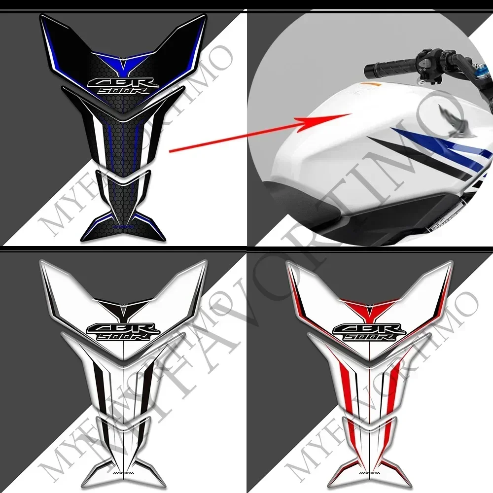 

FIT Honda Cbr 500 R 500r Cbr500r Motorcycle Tank Pad Protection Fireblade Hrc Stickers Gas Fuel Oil Kit Knee Fender