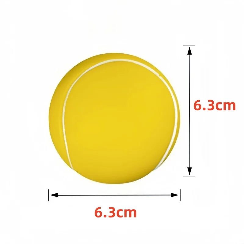 2PCS เทนนิสลูกบอลของเล่นกีฬาตลกเทนนิสความเครียดบอลบีบเทนนิส PU โฟมสําหรับเด็กสําหรับผู้ใหญ่กีฬาของเล่นบอล