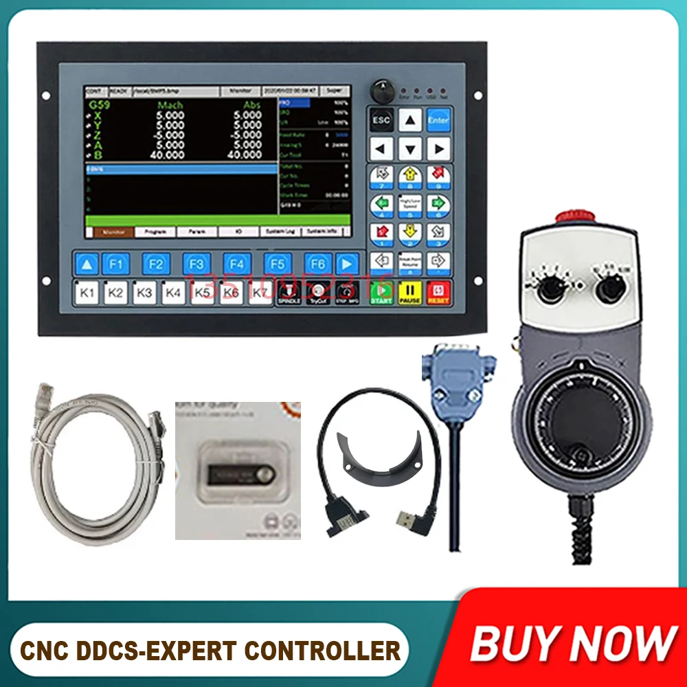 

New DDCS-EXPERT 3-axis 4-axis 5-axis with handwheel CNC machining motion controller replaces DDCSV3.1 DDCSV4.1