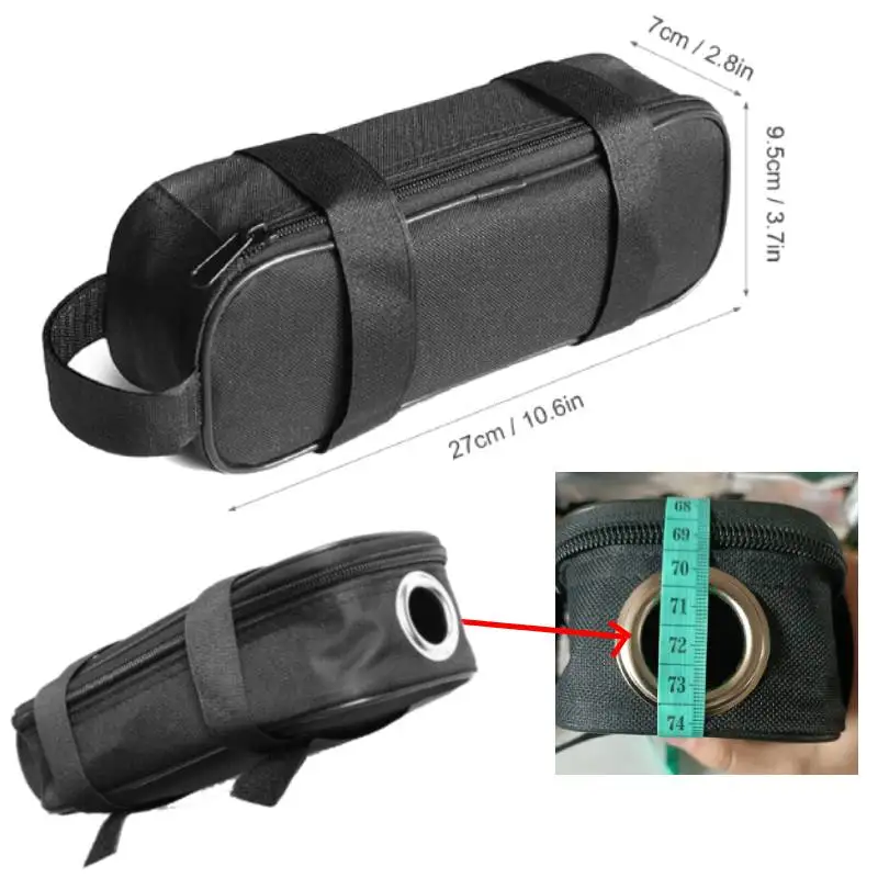 Electric Bicycle Battery Bag Controller Bag Firm Waterproof for MTB Road Bicycle High Capacity 27x9.5X7cm Bicycle Accessories