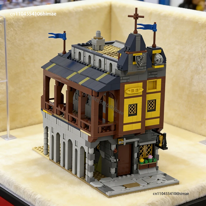 

MOC Medieval Castle Knight's Keg Modular Building Blocks DIY Customize House Assembly Model Bricks Creative Toy Birthday Gift