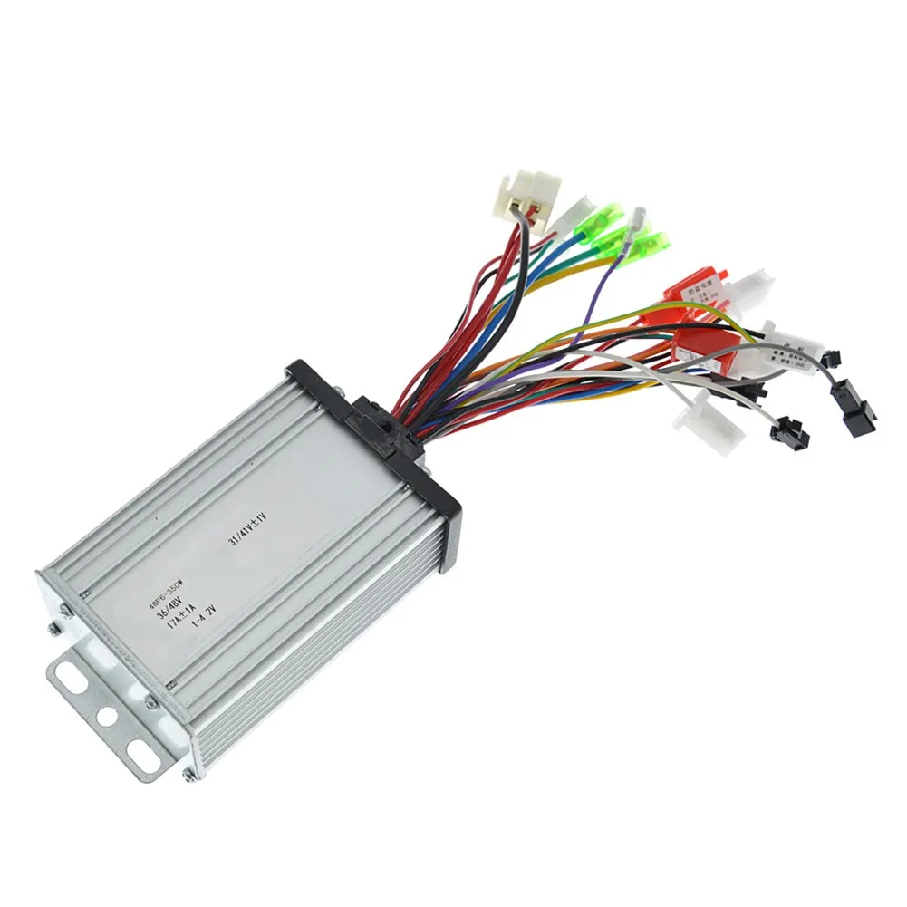 Electric Bicycle Controller 36V-48V 350W 17A E-Bike Scooter Motor Brushless Controller Aluminum Alloy Cycling Accessories