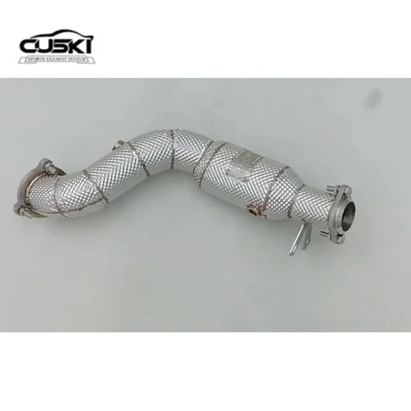 High flow Exhaust Pipes branch downpipe For E250/E300 W212 1.8T 2009-2012 Stainless Steel automobile Exhaust Modification system