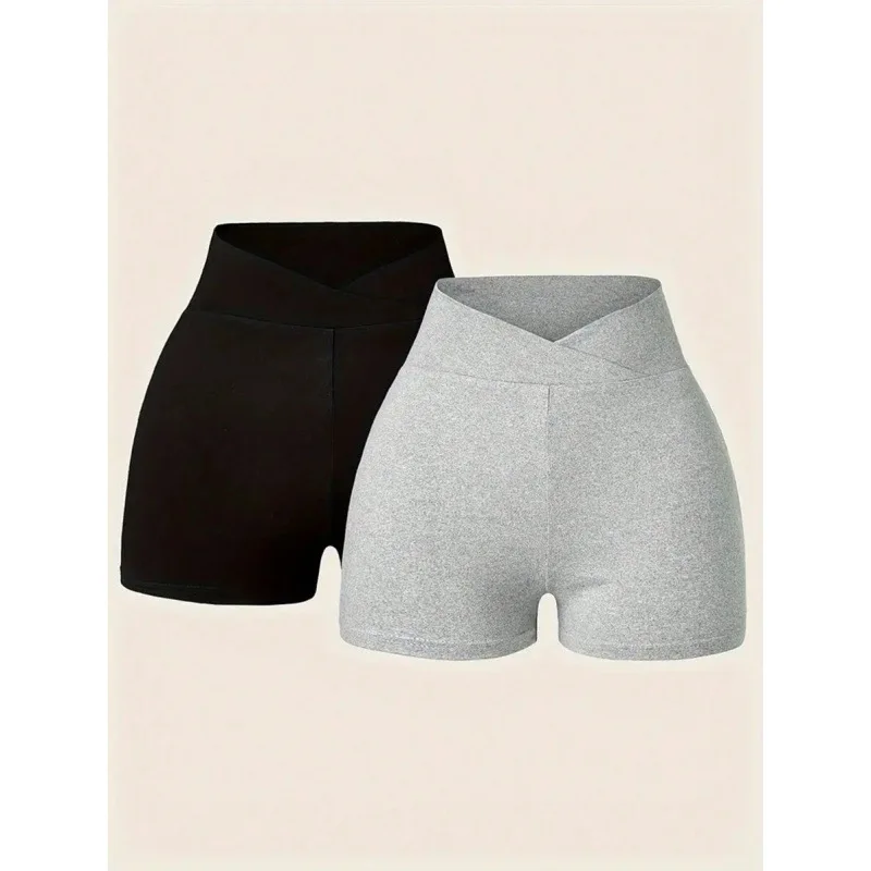 

Женские облегающие шорты Slim Fit: модные, несминаемые, из других материалов, 100% весна 2026