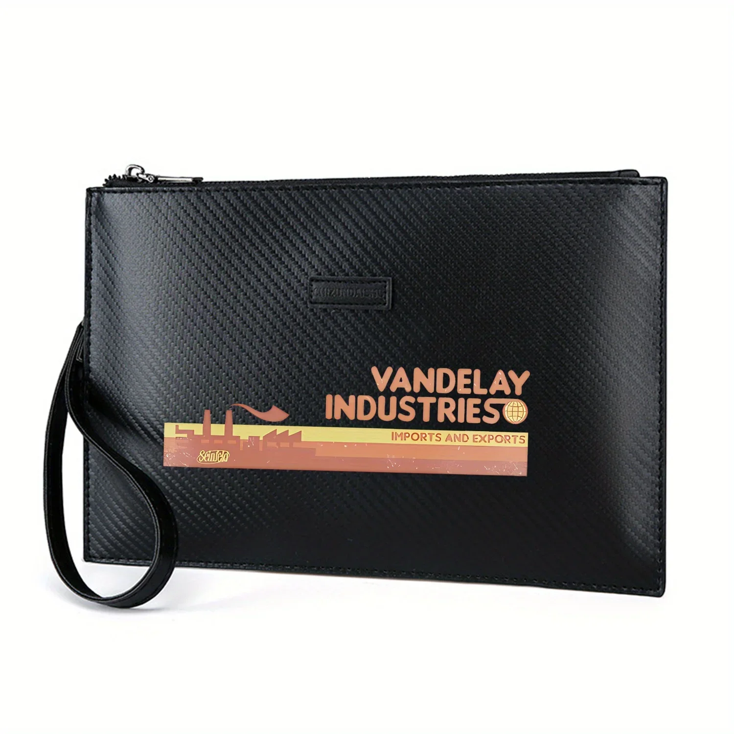 

Фабрика Vandelay Industries, импортный экспорт, элегантная мужская сумка из искусственной кожи с принтом, модная и практичная для повседневной носки