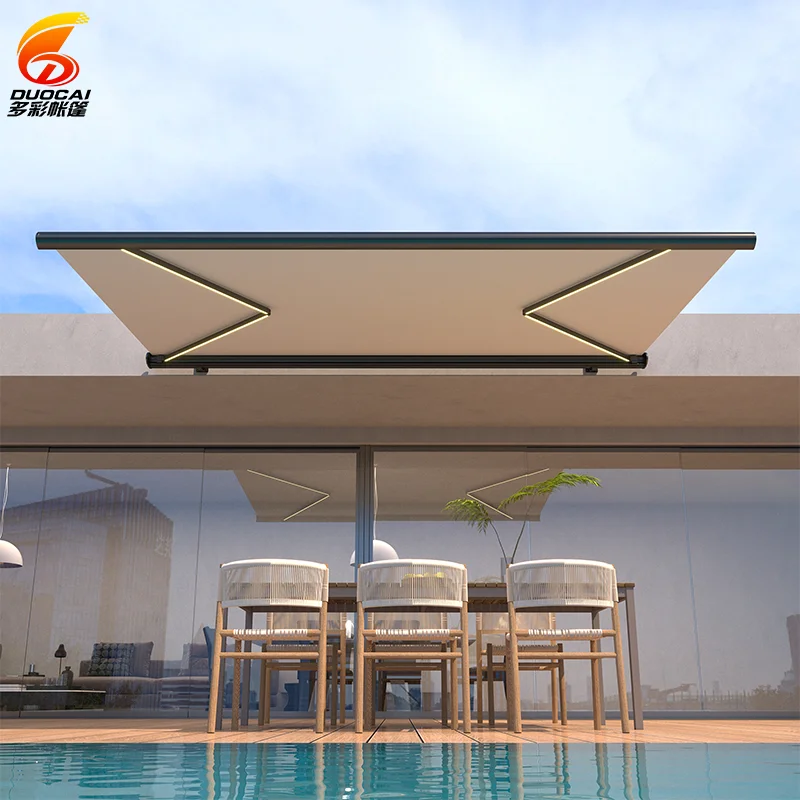 

Sunproof and Waterproof Outdoor Awning Aluminum Full Cassette Awning Retractable for Sale
