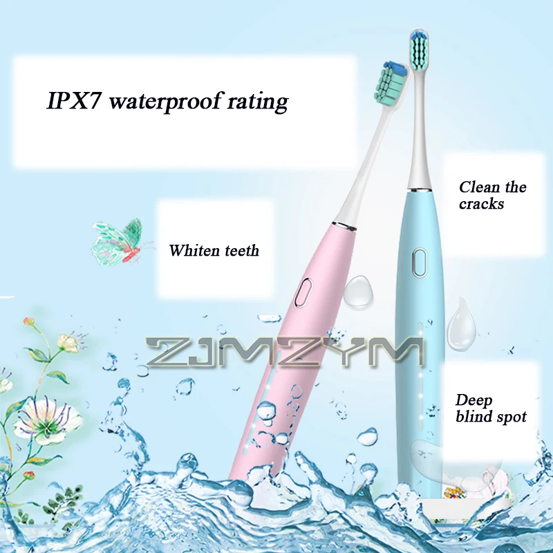 Cepillo de dientes eléctrico de levitación magnética, recargable, ultrasónico, automático, impermeable