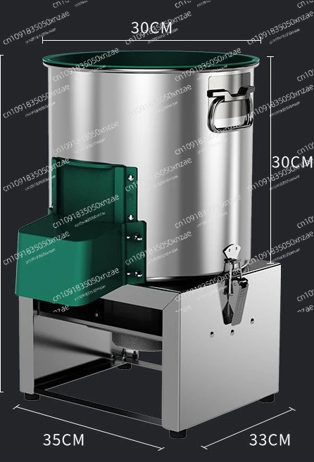 

New Durable Stainless Steel Vegetable Crusher Barrel Grass Crusher Feeding Chicken Duck Goose Poultry Grass Crusher