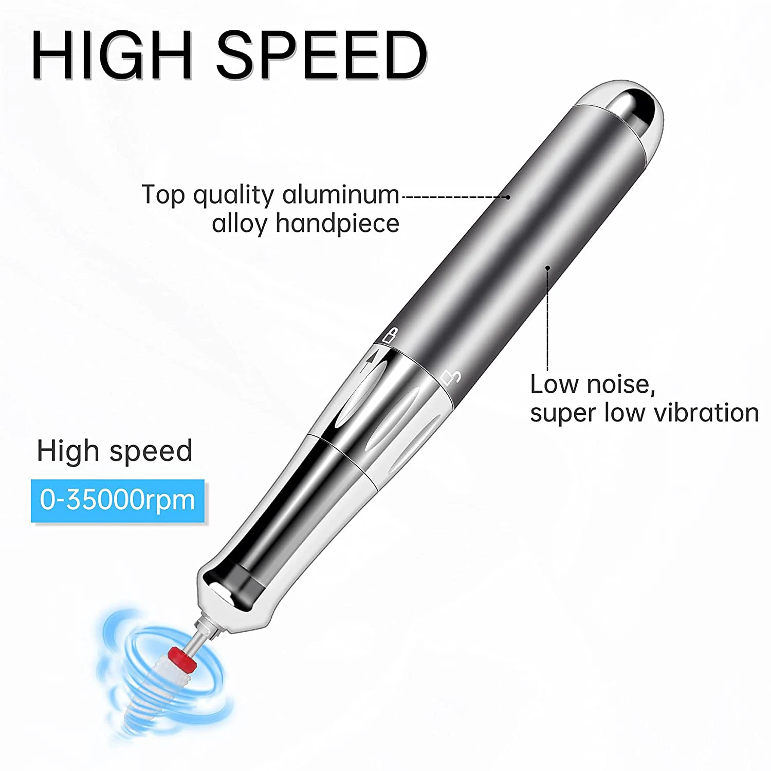 35000RPM electric new model nail drill machine high power Cordless rechargeable nail drill professional