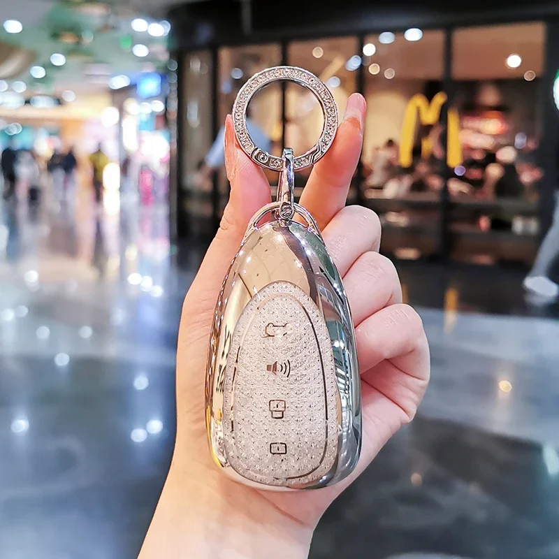 

Suitable for WEY Keycase Blue Mountain Mountain Mocha DHT-PHEV 23/24 Keycover Keyshell Keychain car keys car key bag accessories