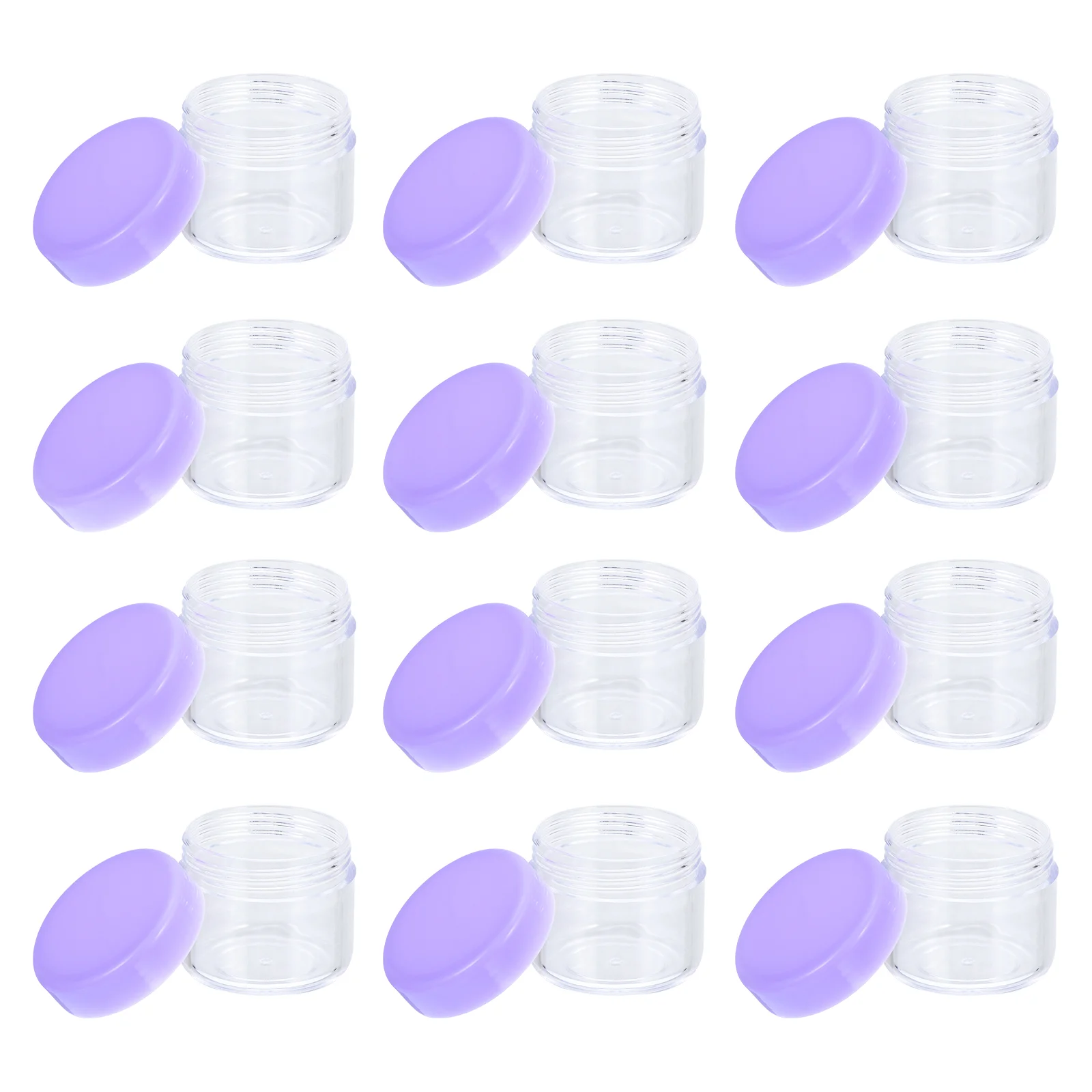 20 Pcs Travel Bottles 20G Face Cream Box Portable Useful Sub Dispenser Creative Storage Violet Refillable Cosmetics