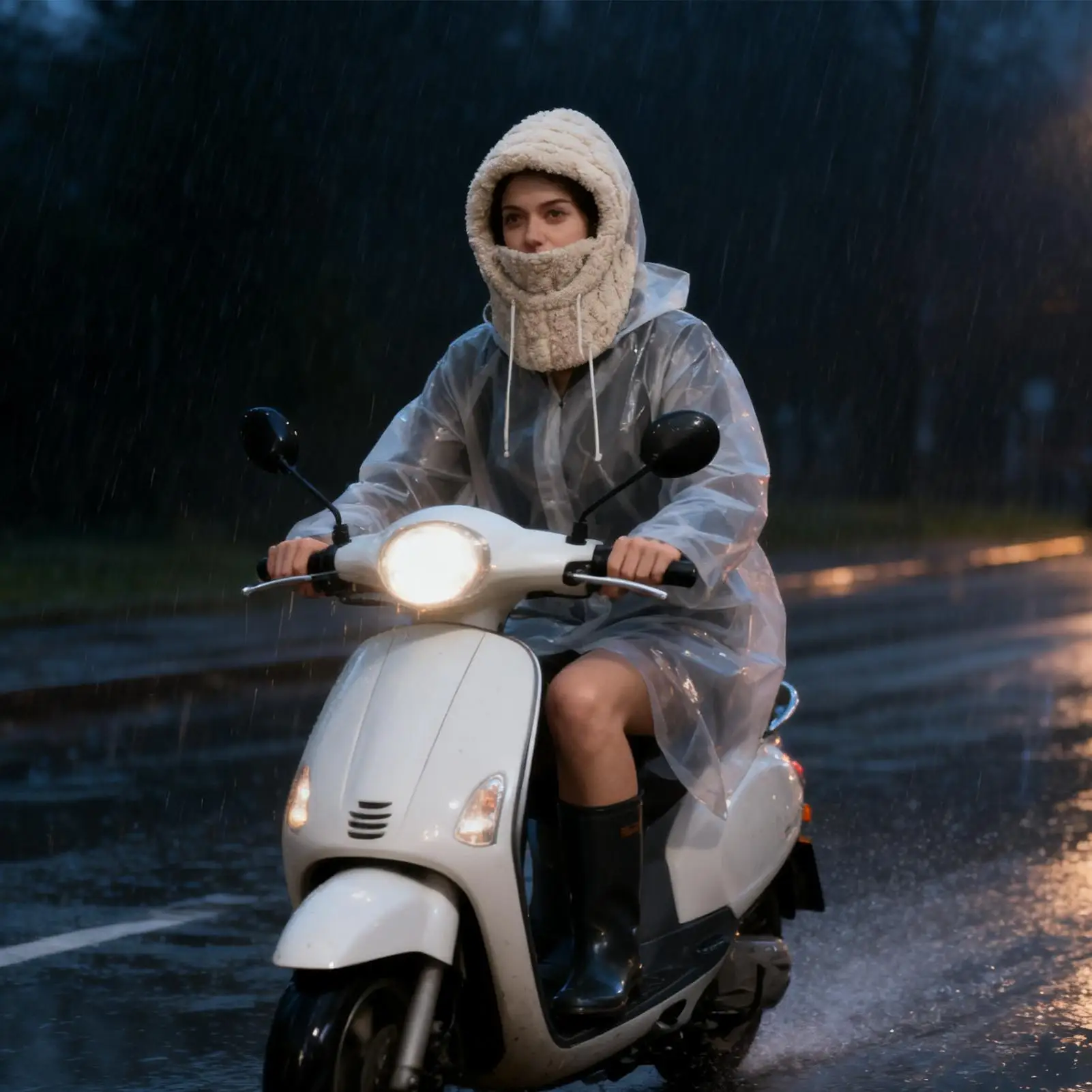 

Winter Hat Waterproof Adjustable Thermal Windproof Riding Hat Winter Full Face Cover For Men Women Adults Outdoor Riding Cycling