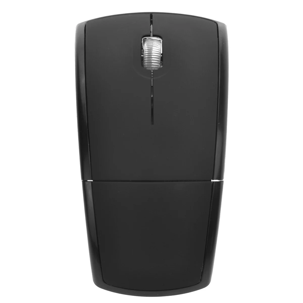 Souris optique Arc pliante sans fil Ultra-mince 2.4ghz, récepteur USB noir pour Pc et ordinateur portable, souris optique sans fil