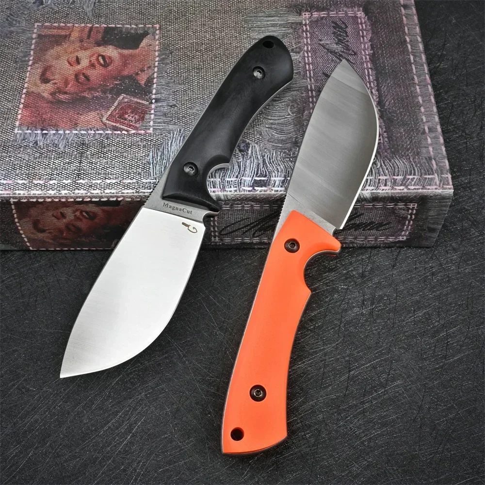 

Fixed Blade Tactical Knife 3.85" MagnaCut Blade G10 Handles Hunting Survival Outdoor Military Straight Knives with Kydex Sheath