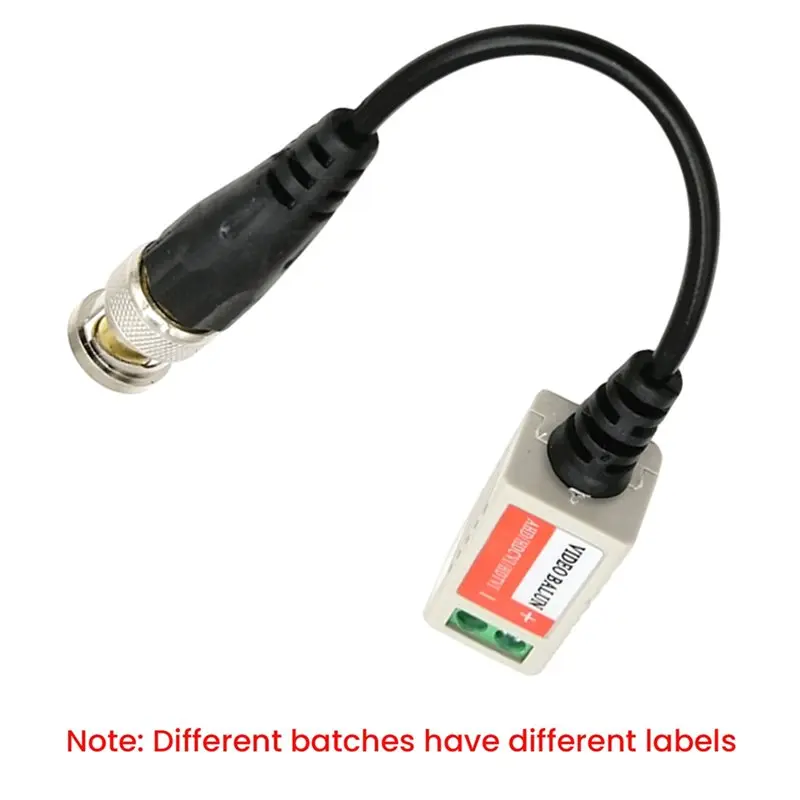 AB25-50Pairs (100Pcs) UTP Video Balun Twisted CCTV Balun Passive Transceivers BNC Cable Cat5