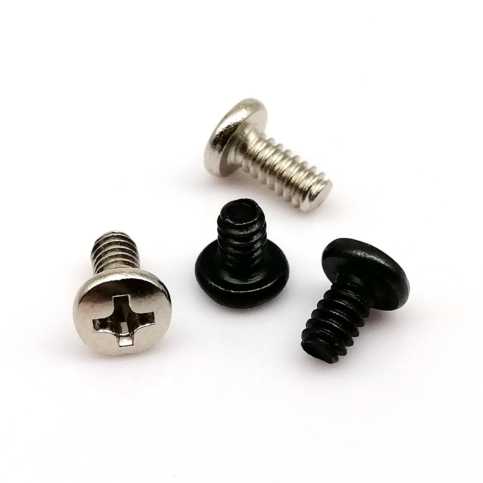 100pcs 6#-32x5/6/8mm PC Case Phillips Flat Round Head Hard Drive Disk HDD Power Supply PSU Mounting Screw Bolt Repair Computer F