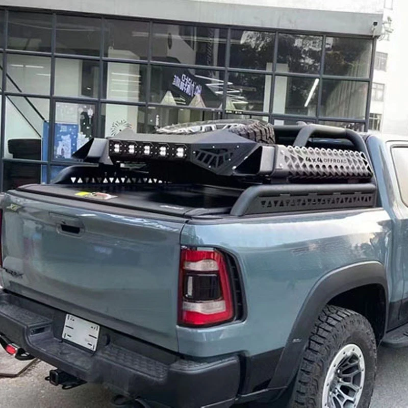 

Подходит для Dodge Ram TRX, черная задняя дверь багажника, противоскользящая модификация стойки запасного колеса