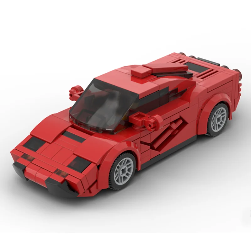 

180PCS New MOC Car Model s Modular Road Racing DIY Creative Educational Children's Building Blocks Gift