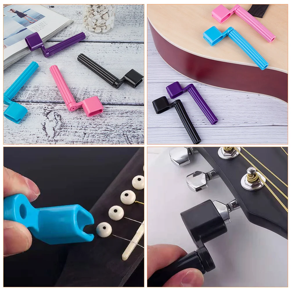 

12 Pcs Guitar Peg Winder Tool Replacement Part for String Maintenance Easy Portable Tuning Accessory Supplies Kit for Guitar