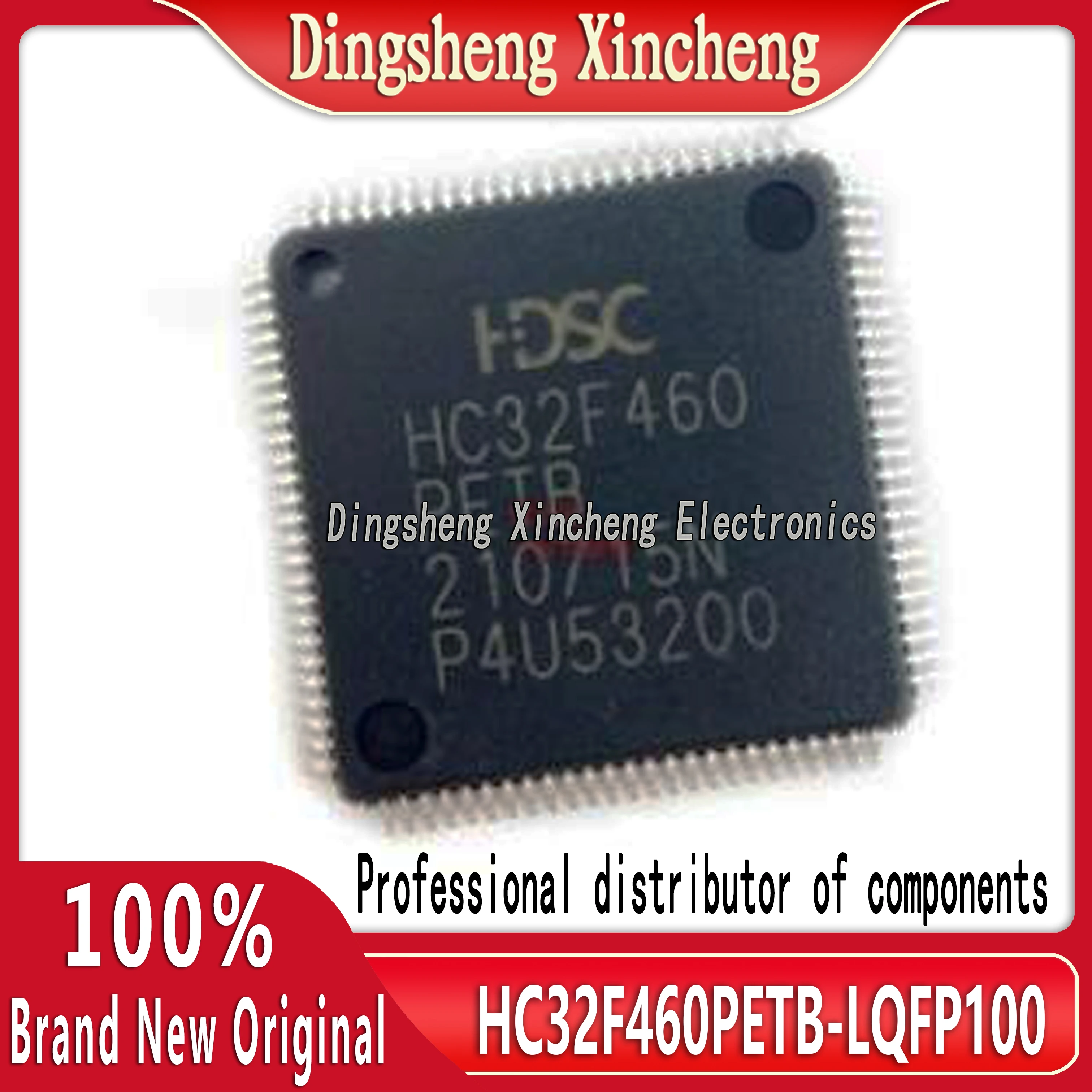 Brand new original factory genuine HC32F460PETB-LQFP100 microcontroller chip quality assurance