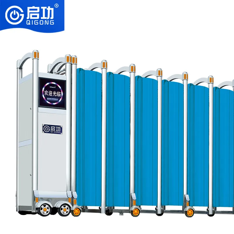 

Customizable Qigong Sealing Plate Stainless Steel Automatic Retractable Gate For Hotel Use