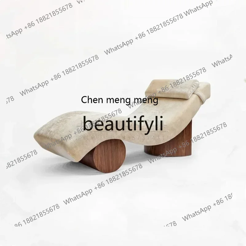 cn8617 LHY S26 Nordic simplicity, living room leisure chair Italian minimalist bed and breakfast concubine chair creative lazy r