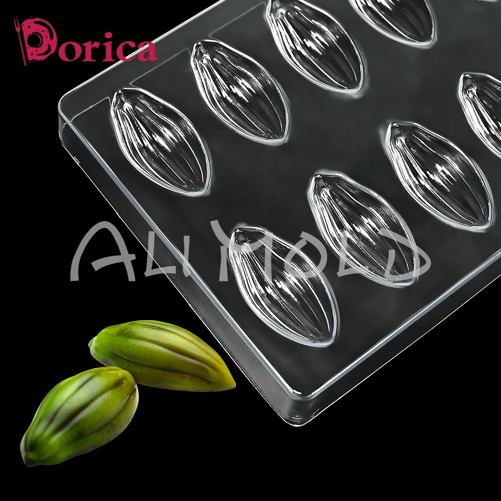 Olive Shape Chocolate Mold Plastic Mould DIY Bonbons Buttercream Candy Cake Decorating Tools Kitchen Pastry Bakeware Accessories