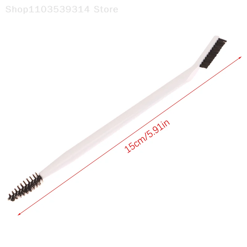 Double Headed Sobrancelha Escova, Pente de cílios, Eyelash Shaper, Eye Brow, Grooming Brows, Reutilizável Maquiagem Tool, 1Pc