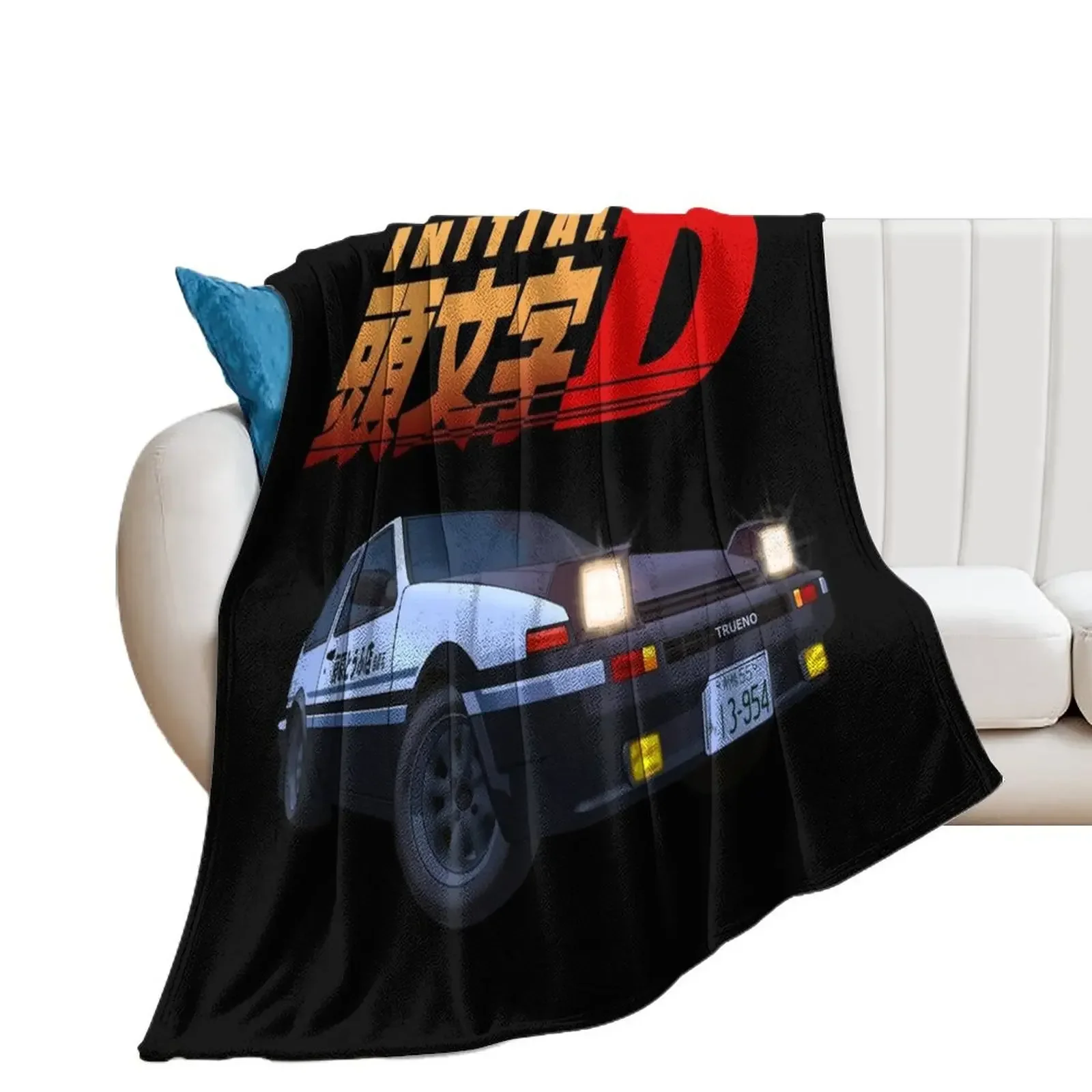 Initial D Throw Blanket blankets and throws Winter beds Blankets