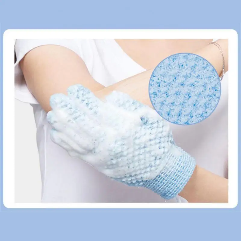 2/1PCS Shower Bath Scrub Gloves Body Brush Removal Dead Skin Body Wash Cleaning Exfoliate Peeling Glove Bathroom Body Care Tools