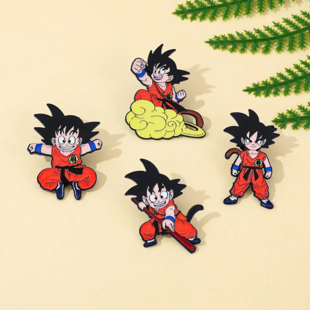 Niedliche Cartoon-Metallbrosche, DIY Wukong-Anstecknadel, Accessoire für Puppen, Anime, Halloween, Unisex-Taschendekoration.