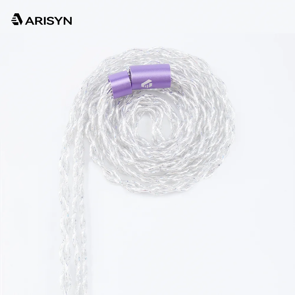 Wyprzedaż ARISYN BING XIAN Kabel do słuchawek 26 AWG 4 przewody Przewodowy zestaw słuchawkowy z wtyczkami 0.78 2pin 3.5mm 4.4mm do słuchawek dousznych — zdjęcie produktu 5