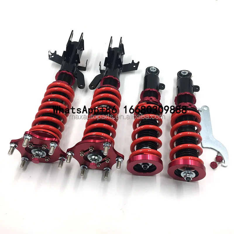 32-Way Damping Adjustable Coil over Suspension Coilover Shock Absorber with High Performance for variety of car makes