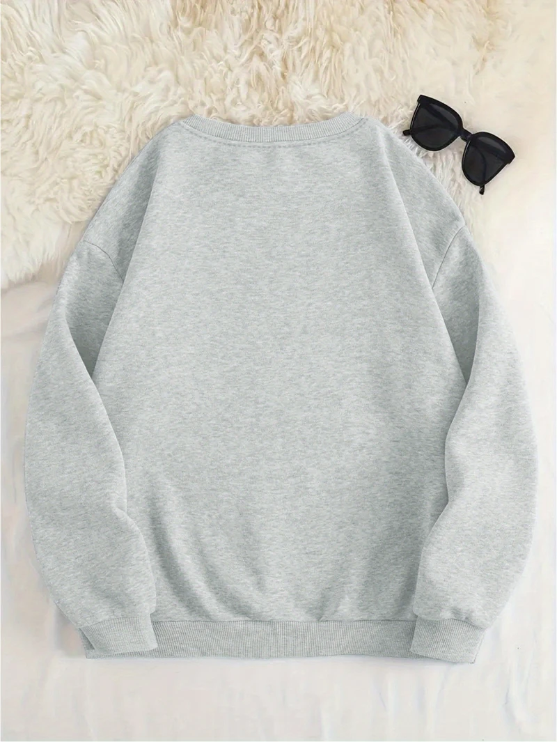 سترة ديزني كاجوال ستايل ديزني، طباعة بنمط شخصيات الموظفين، سترة نسائية كاجوال عصرية للخريف والشتاء #4