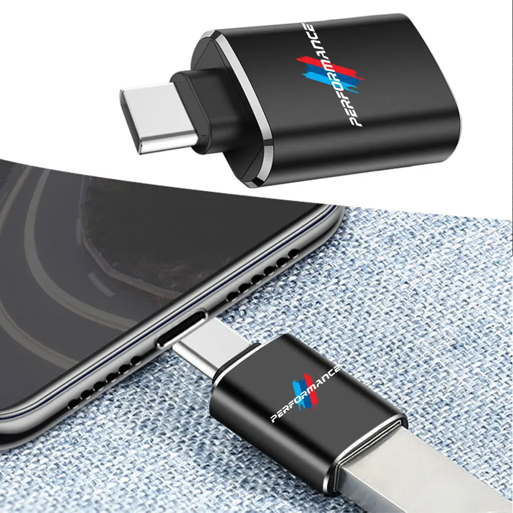 Car USB Cable Converter OTG Adapter Phone Charging Converter For BMW M Performance M3 M5 M6 F01 F20 F10 F13 F15 G30 E92 E91 F11