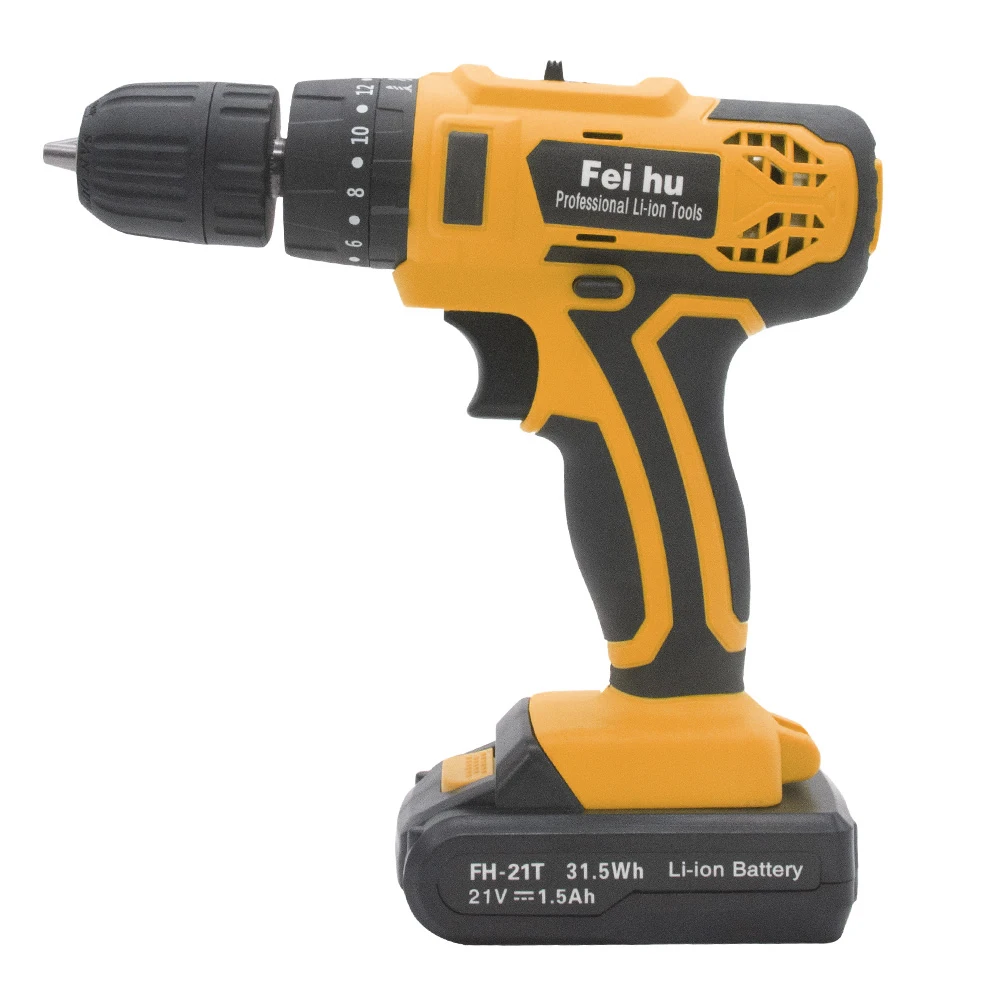 

18V Cordless Drill 1350rpm With High Torque 40N.m Li-ion Battery 2.0Ah Power Drill Tools