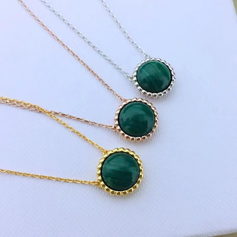 Hot brand pure 925 sterling silver jewelry for women red and green beads wedding jewelry earrings necklace collection