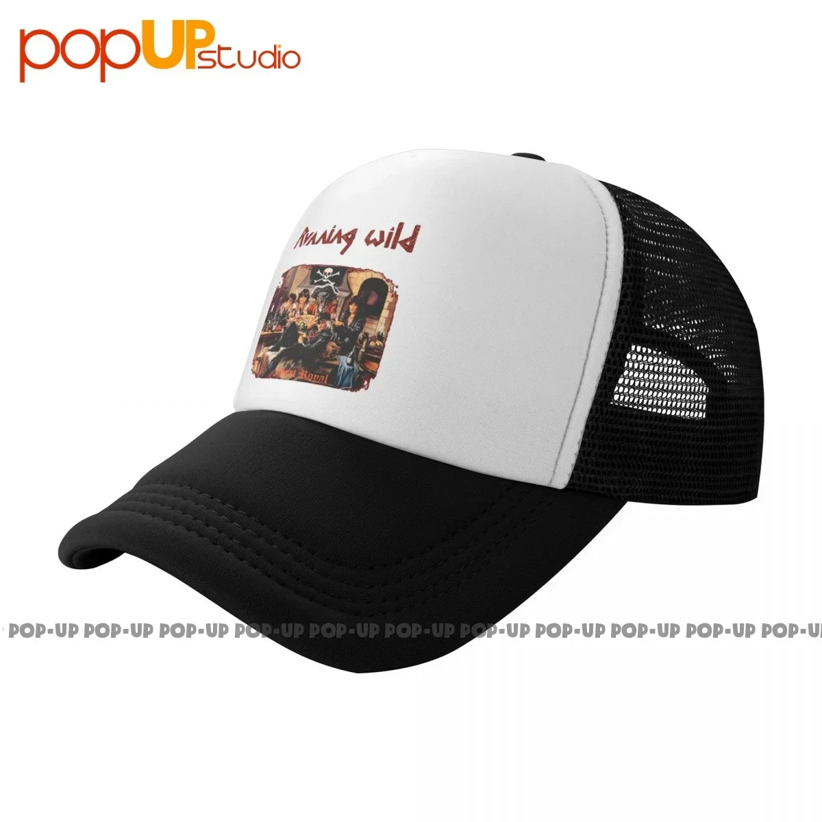 Running Wild Port Royal Heavy Metal Band Helloween Baseball Cap Trucker Hats Breathable Sunscreen Vintage Comfortable Sports