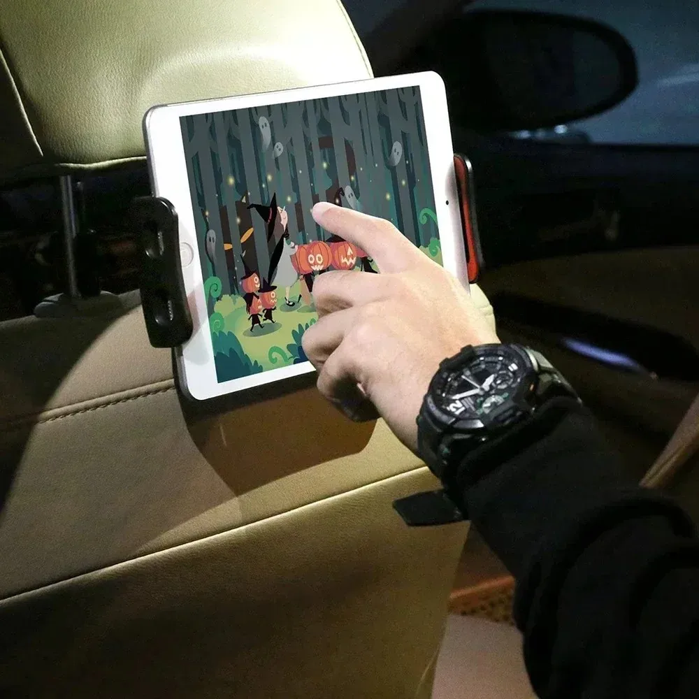Universell 360 ° Drehbarer Auto-Kopfstützenhalter für Tablets und Smartphones, 4-11 Zoll, Passend für iPad Air und Ähnliche Geräte – Detail 15