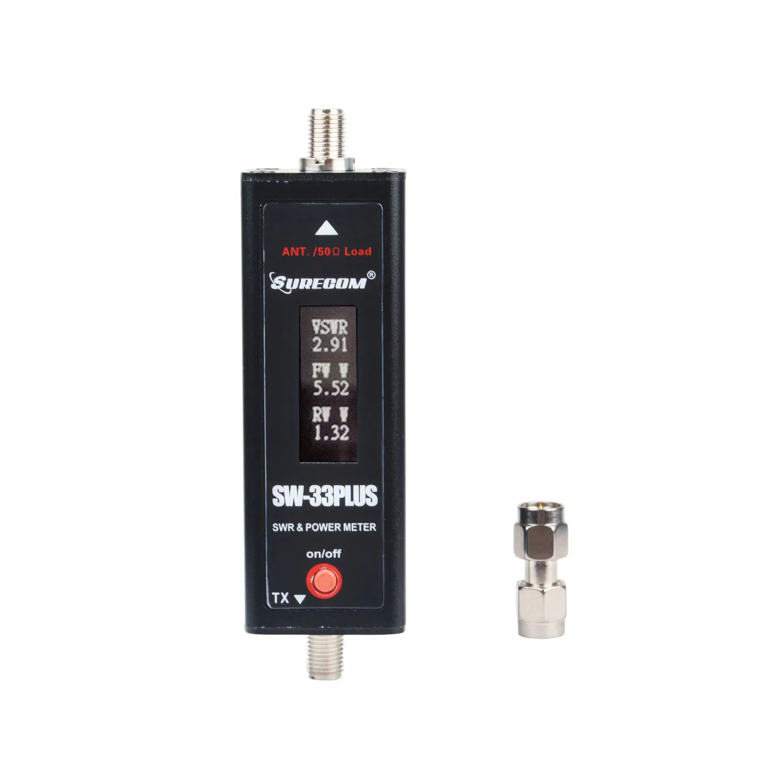 

SURECOM SW-33Plus VHF/UHF 100W POWER 125-525 MHz Mini RF Power & SWR Meter, простой в установке ручной радиоприемник