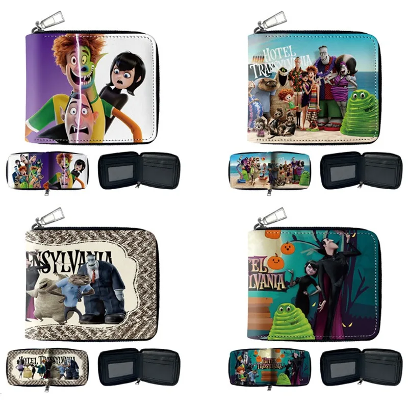 

Аниме-отель Трансильва Периферийные устройства Короткий кошелек на молнии Мультфильм Аниме Студенческий складной кожаный кошелек из искусственной кожи Сумка для карт Нулевые кошельки