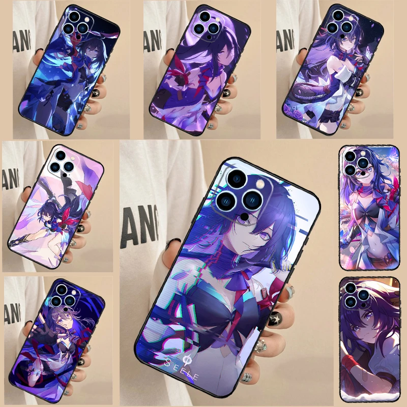 Seele Honkai Star Rail Case For Samsung Galaxy S24 FE S20 FE S21 S22 S23 S25 S26 Ultra S10 Plus S25 FE Cover Shell