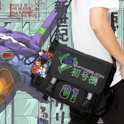 Neon Genesis Evangelion men's and women's new simple creative cartoon picture casual and versatile one-shoulder crossbody bag