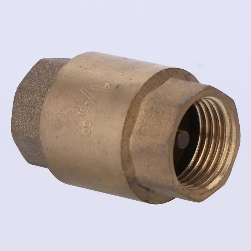 652F ''NPT Latão Linha Verificação Vertical para Válvula Ferramenta Controle Cobre 200W