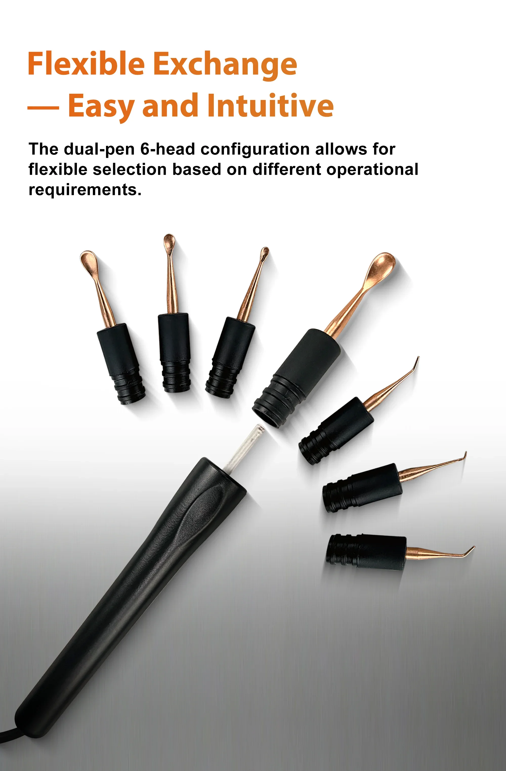 

High Precision Electric Wax Carver with Dual-Pen Temp Control for Precise Dental Modeling 6 Interchangeable Tips 100-200°C Temp