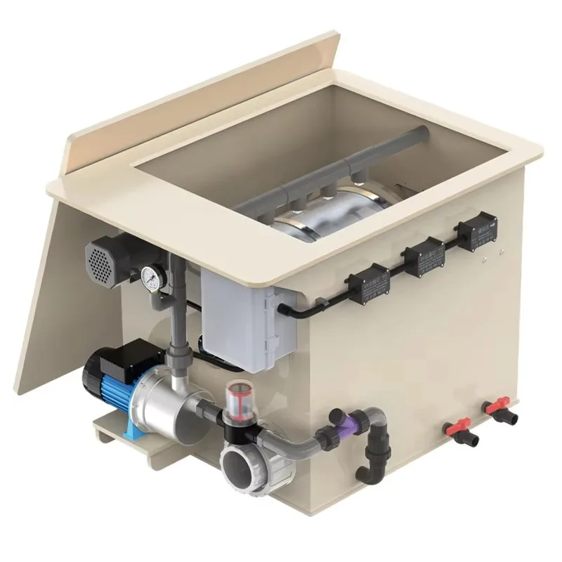 

20m3 Drum Filter Water Treatment Machinery Drum Microfiltration Machine Aquaculture Filtration System Pond Filter 20000L