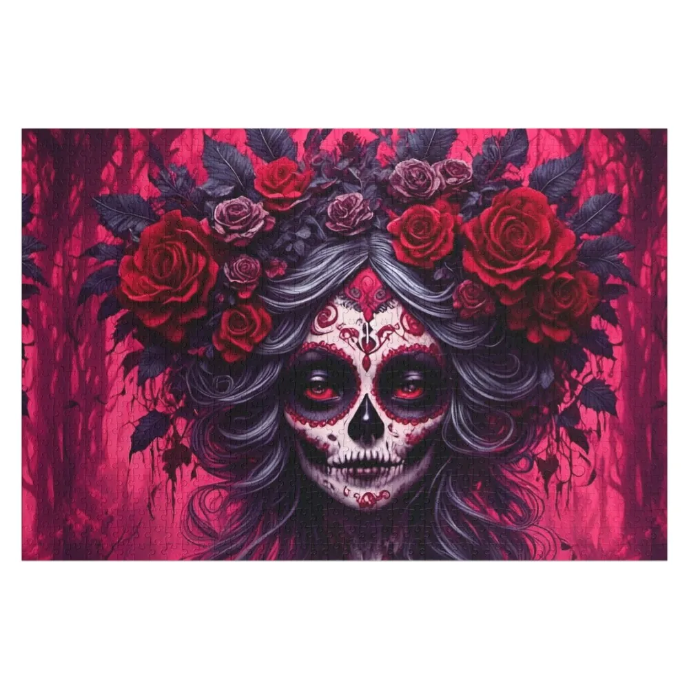 

Day of the Dead (Día de Muertos) 3693 Jigsaw Puzzle With Photo Wood Name Wooden Name Custom Personalized Puzzle